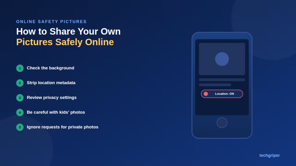 How to Share Your Own Pictures Safely Online