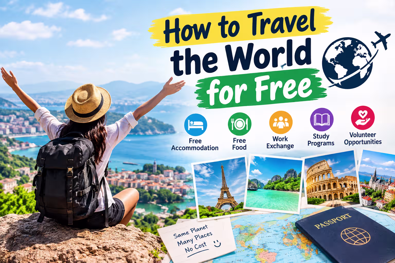 how to travel the world for free